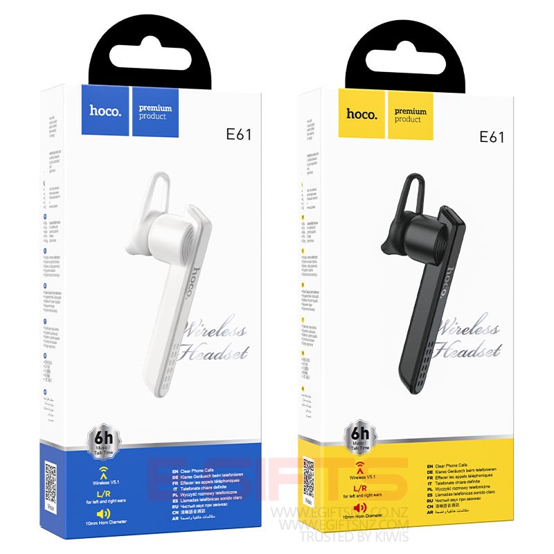 Hoco Business Bluetooth Wireless headset E61 - Image 6