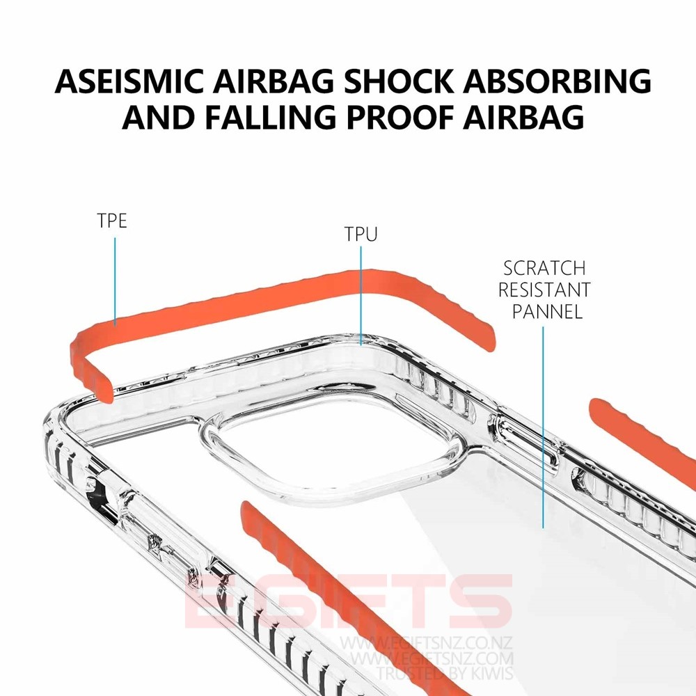 iPhone 13 Pro Magsafe Tough clear case colour frame - Image 7