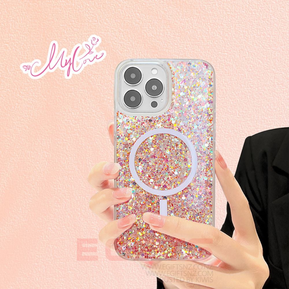 iPhone 14 Pro Max Galaxy Magsafe Bling Back Cover - Image 3