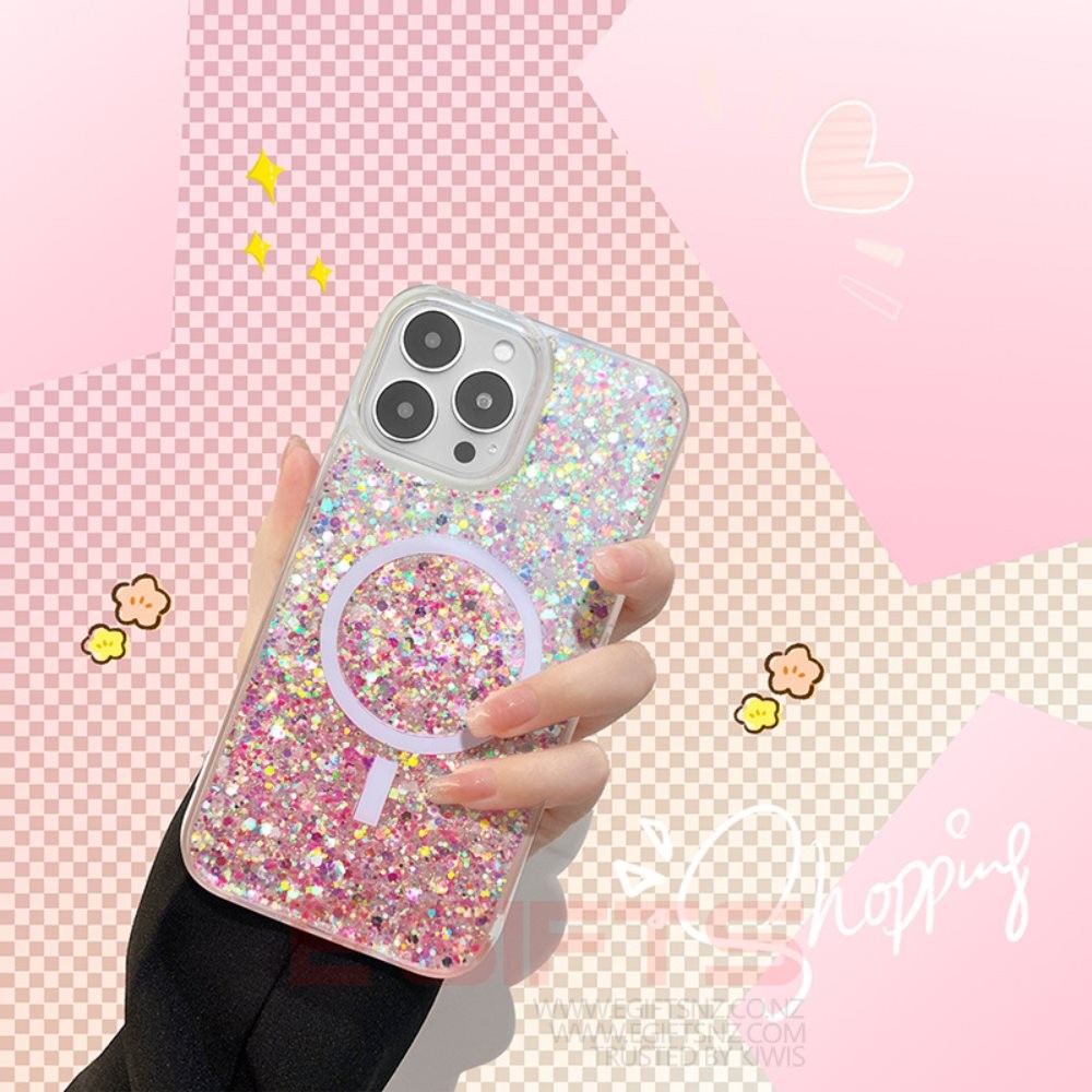 iPhone 14 Pro Max Galaxy Magsafe Bling Back Cover - Image 12