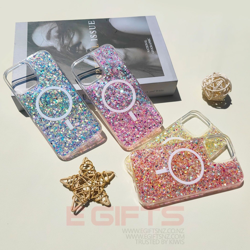 iPhone 14 Pro Max Galaxy Magsafe Bling Back Cover - Image 5
