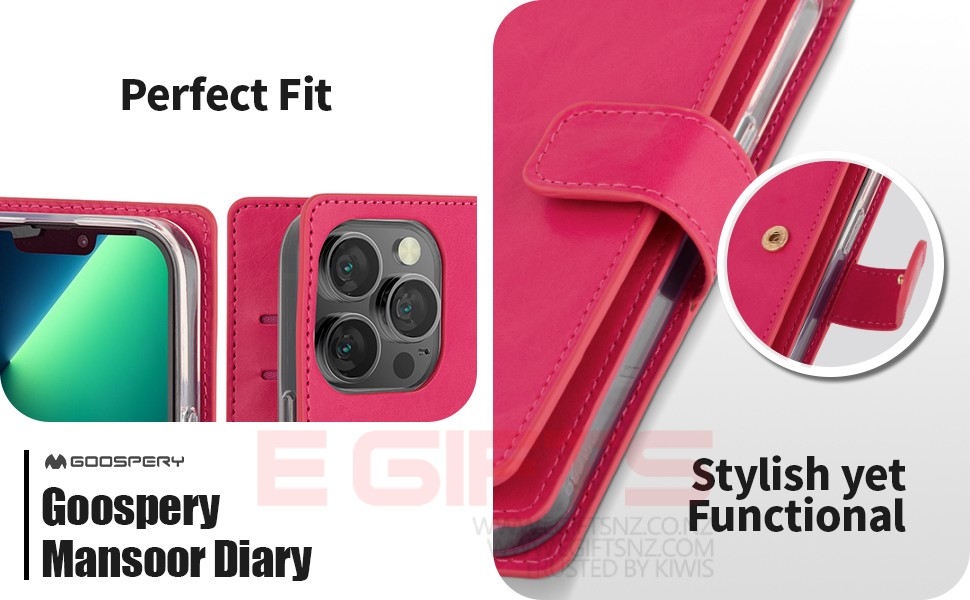 iPhone 14 Pro Mercury Goospery Mansoor Wallet Case - Image 2