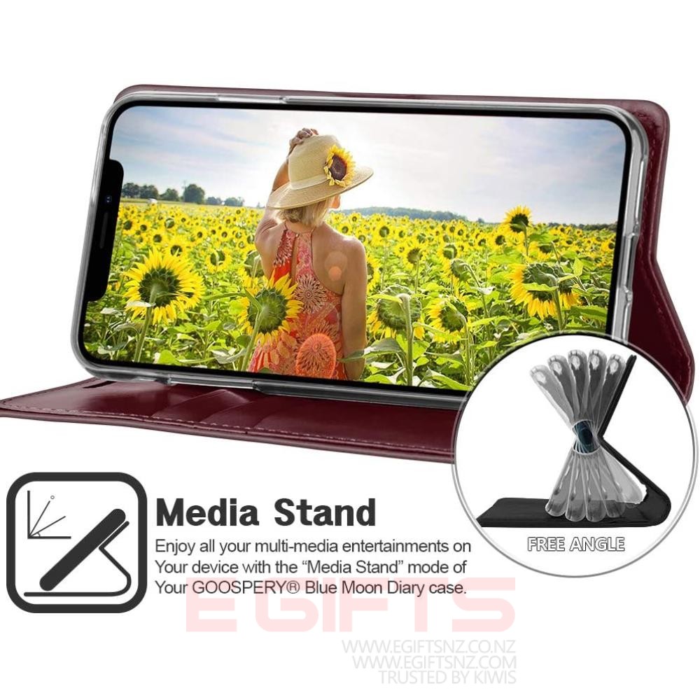 Samsung S10 Plus Goospery Blue Moon Wallet Case - Image 10