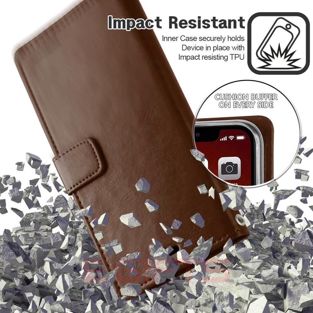 Samsung Galaxy S24 Ultra Goospery Blue Moon Wallet Case - Image 9