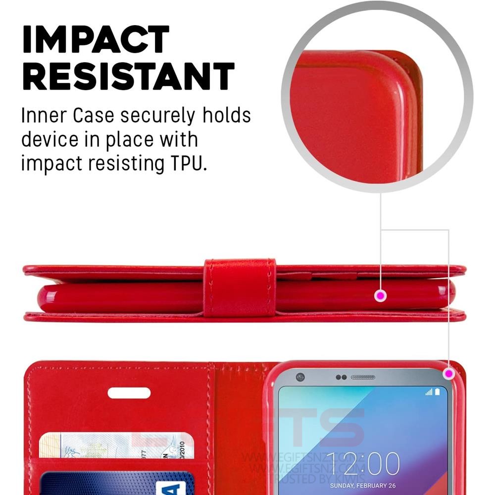 Samsung S10 Plus Goospery Blue Moon Wallet Case - Image 6