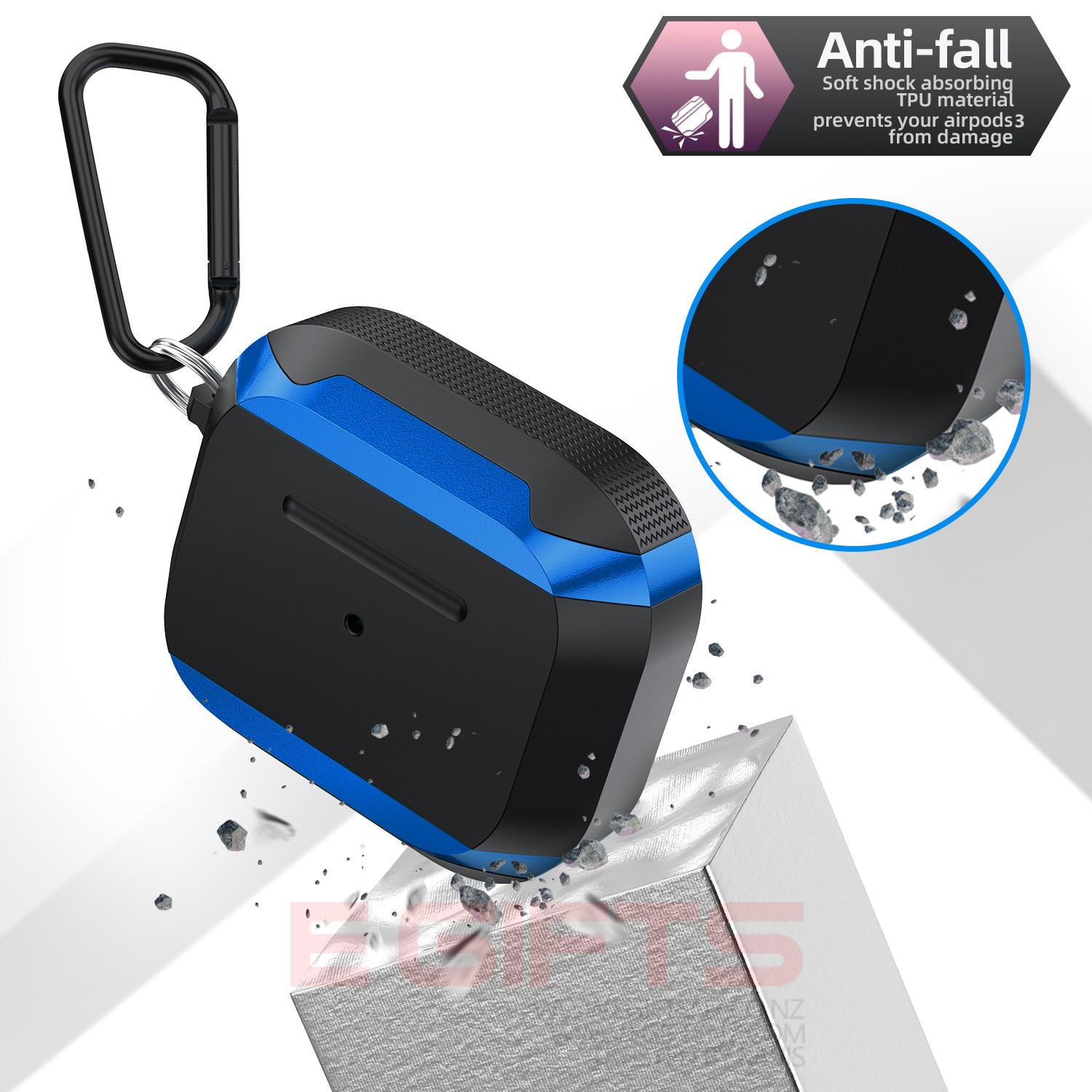 Apple Air pods 4 Metal Tough Case - Image 5