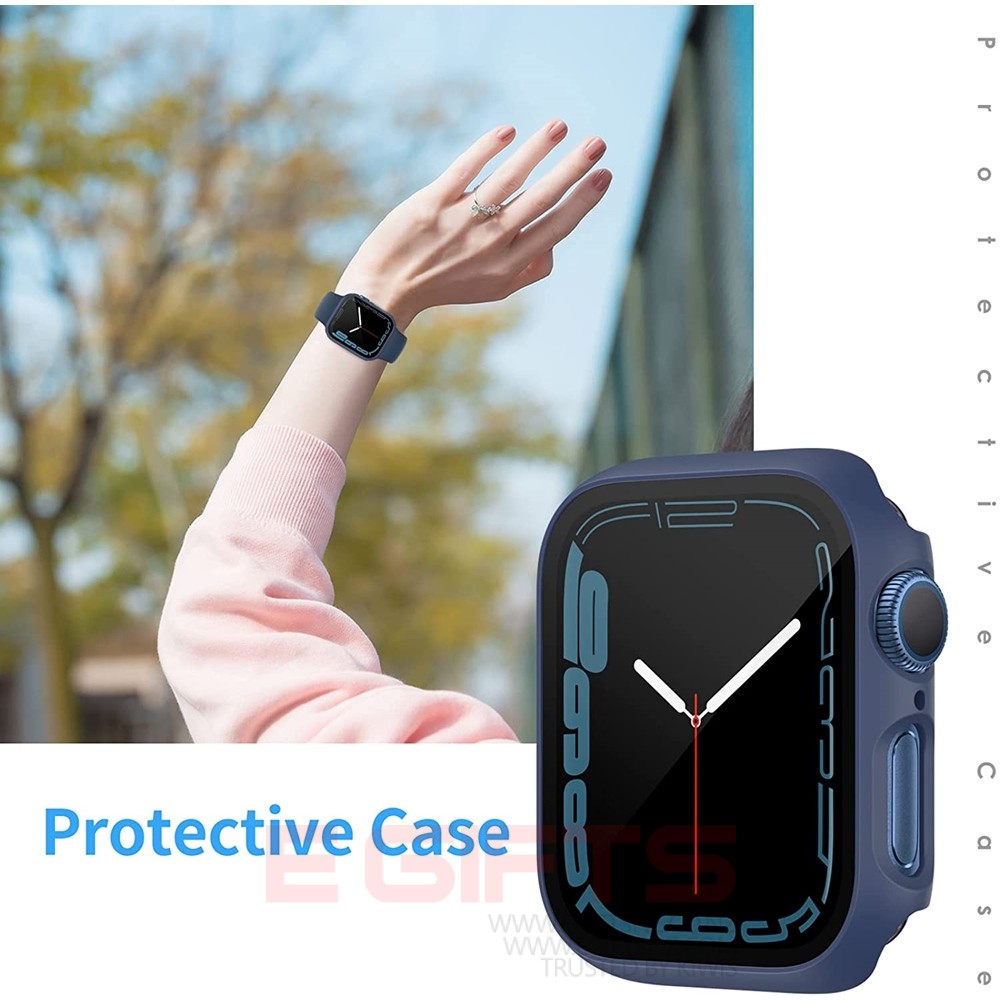 Apple iWatch 7 45mmScreen Protector Case - Image 4