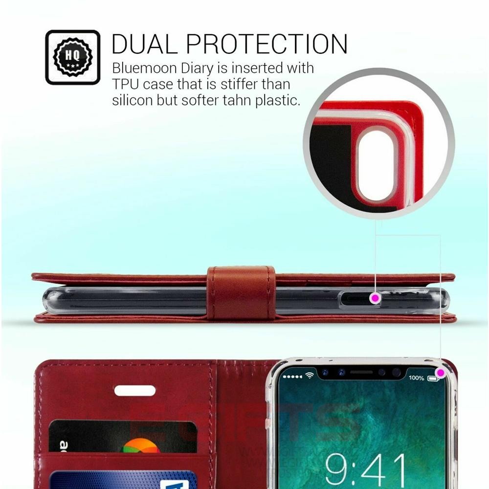 iPhone 11 Pro Mercury Goospery Blue Moon Wallet Case - Image 2