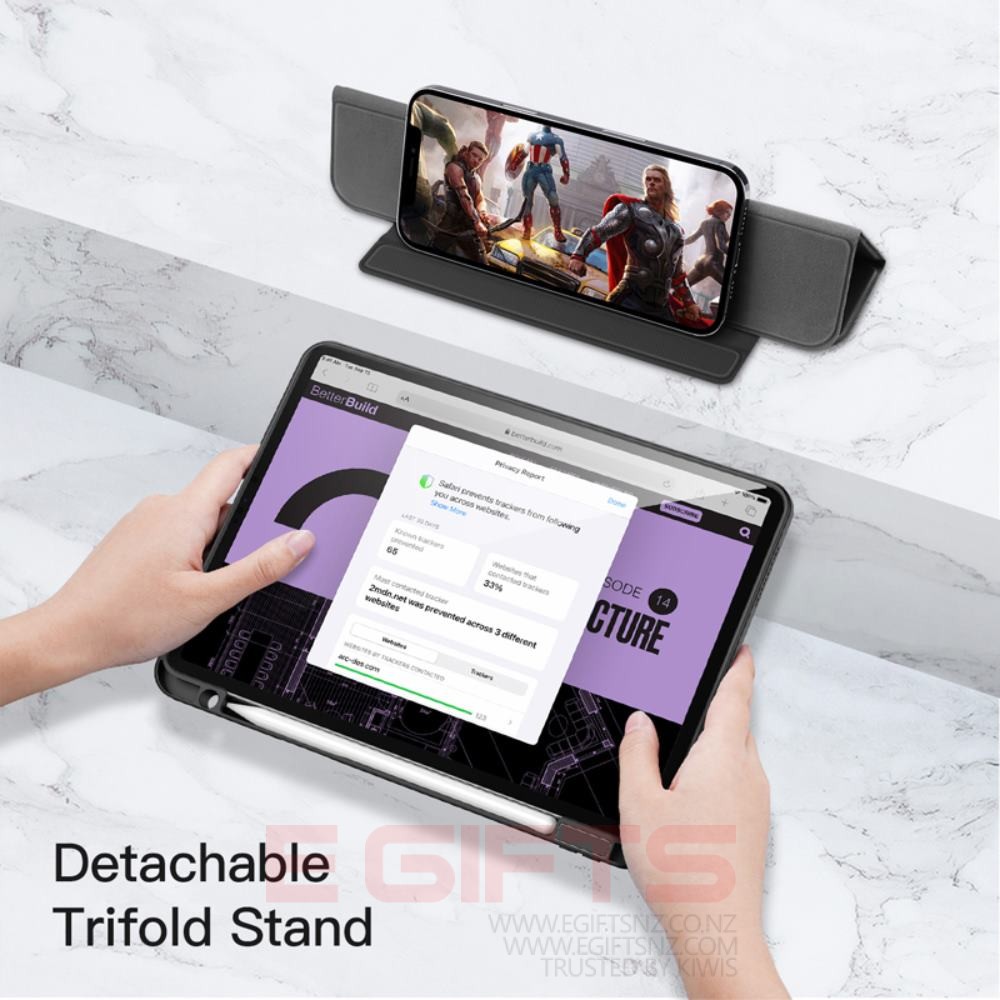 DUX iPad 10.2 Magnetic Detachable Tough Bumper Case - Image 7