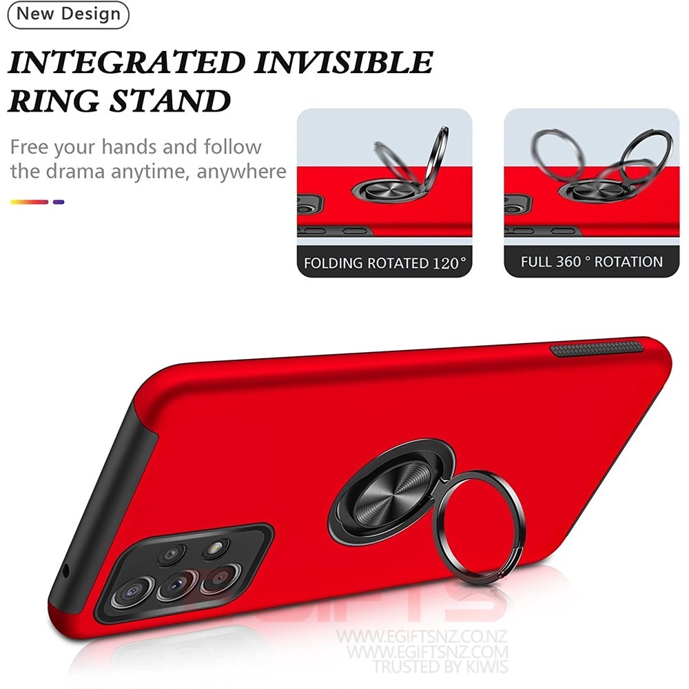 Samsung A73 Ring Back Cover - Image 2