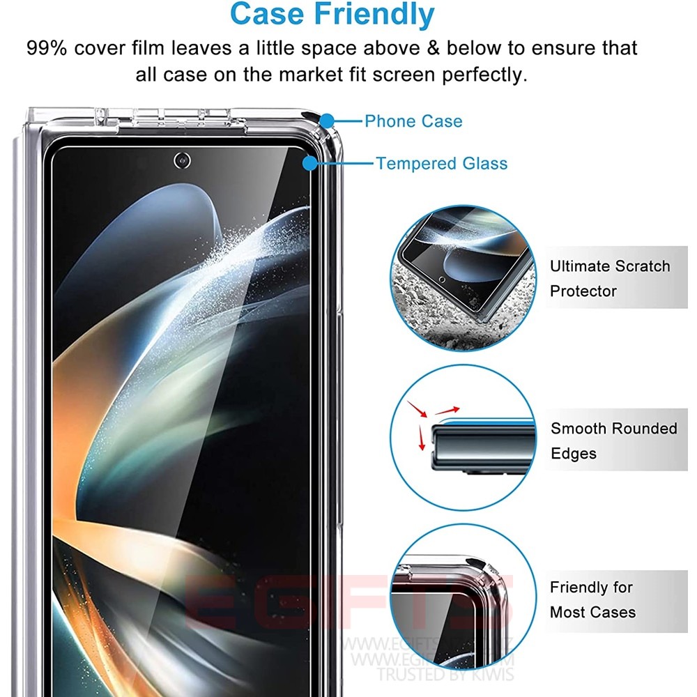 Samsung Galaxy Z Fold Front Screen tempered glass screen protector - Image 3