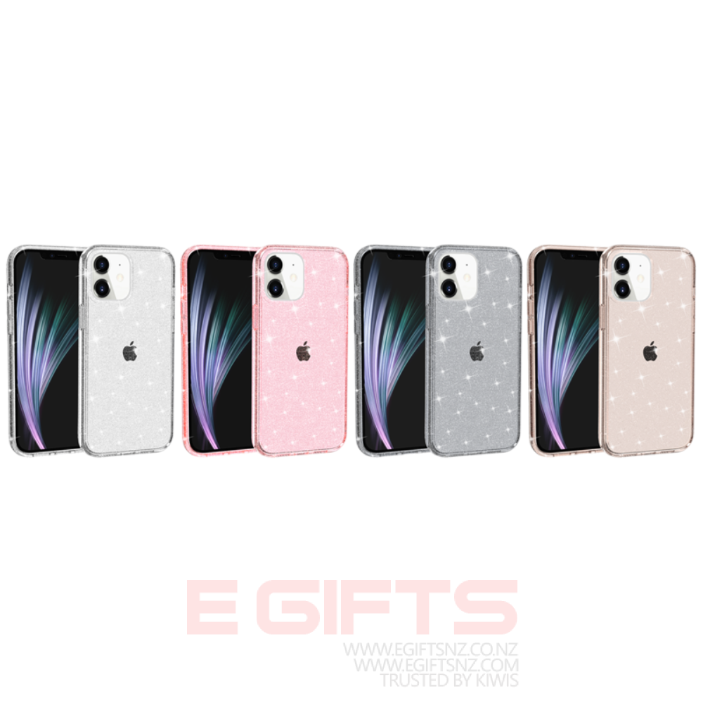 iPhone 12 Mini Tough Bling Clear Case - Image 2