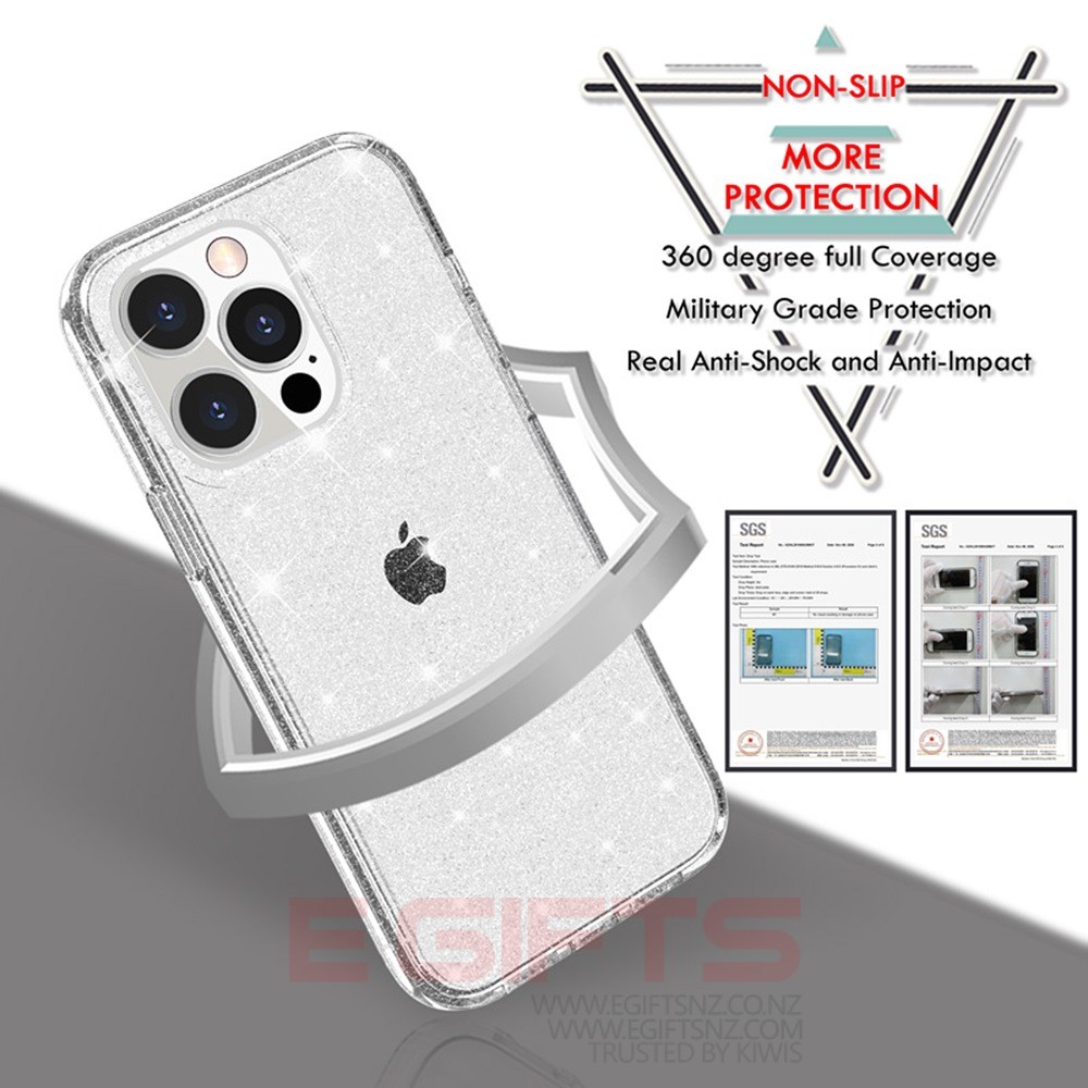 iPhone 15 Pro Drop Tested Tough Bling Case - Image 2