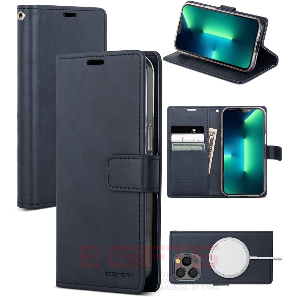 iPhone 13/14 Mercury Goospery Blue Moon Wallet Case - Image 2