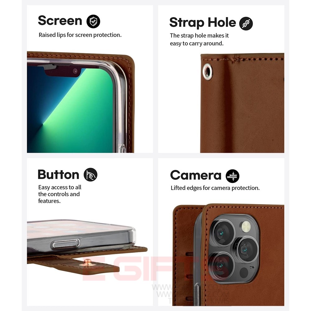 iPhone 14 Pro Mercury Goospery Mansoor Wallet Case - Image 3