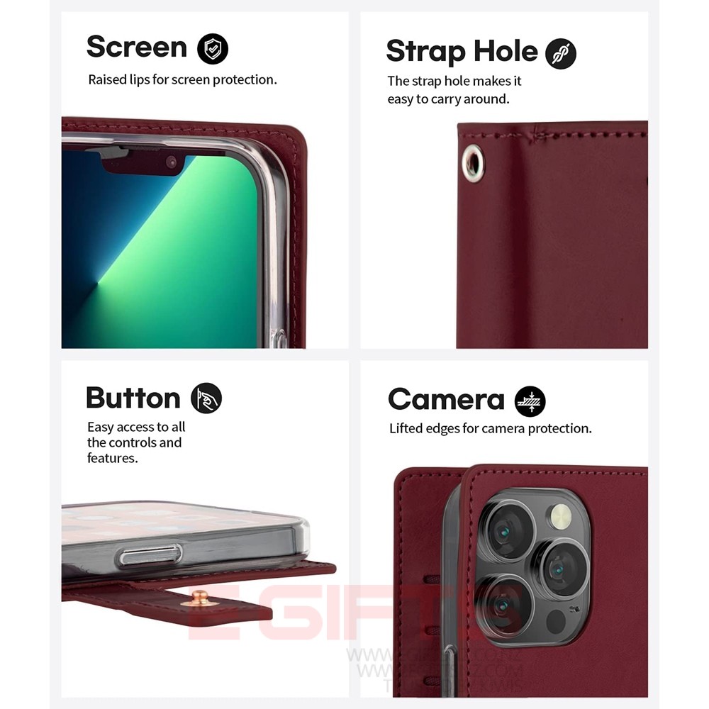 iPhone 16 Pro Mercury Goospery Mansoor Wallet Case - Image 3