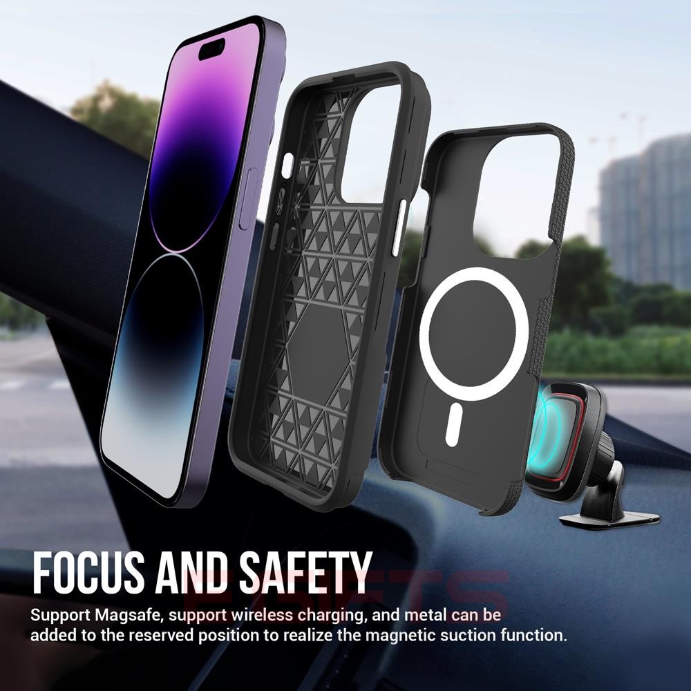 iPhone 13/14/15 Triangle Magsafe Tough Case - Image 4