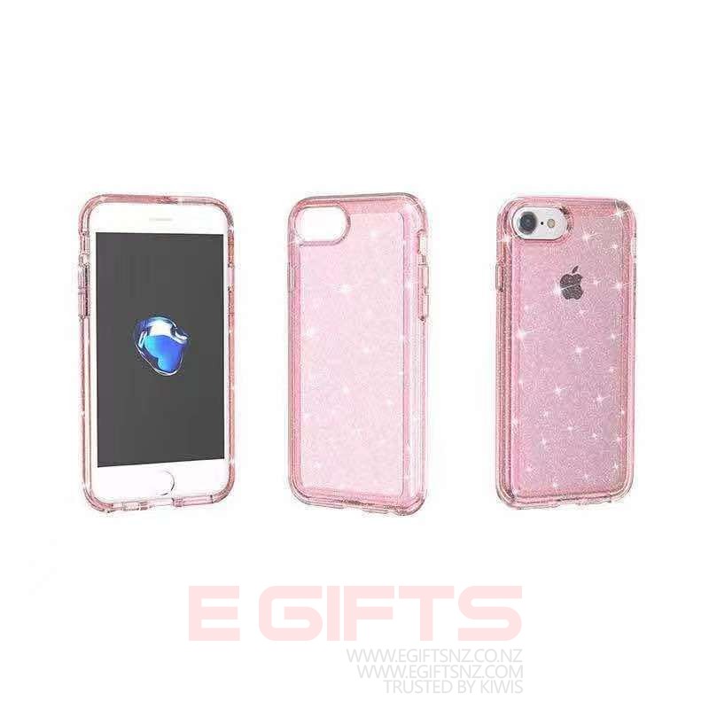 iPhone 6/6S/7/8 SE 2020 Tough Bling Clear Case - Image 2