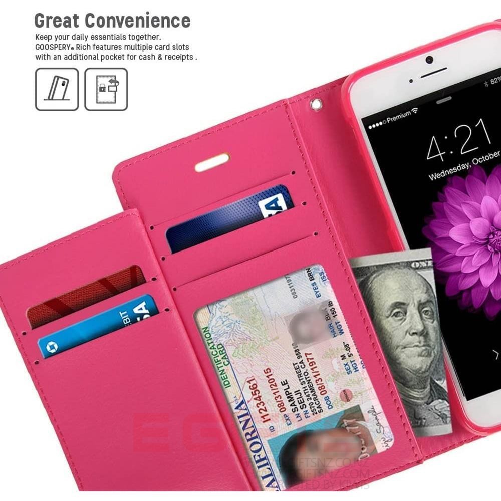 SAMSUNG S20 Ultra Goospery Rich Diary Wallet Case - Image 4