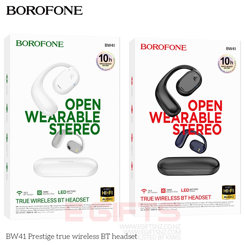 Borofone BW41 Air Conduct True Wireless Bluetooth Earphone - Image 10
