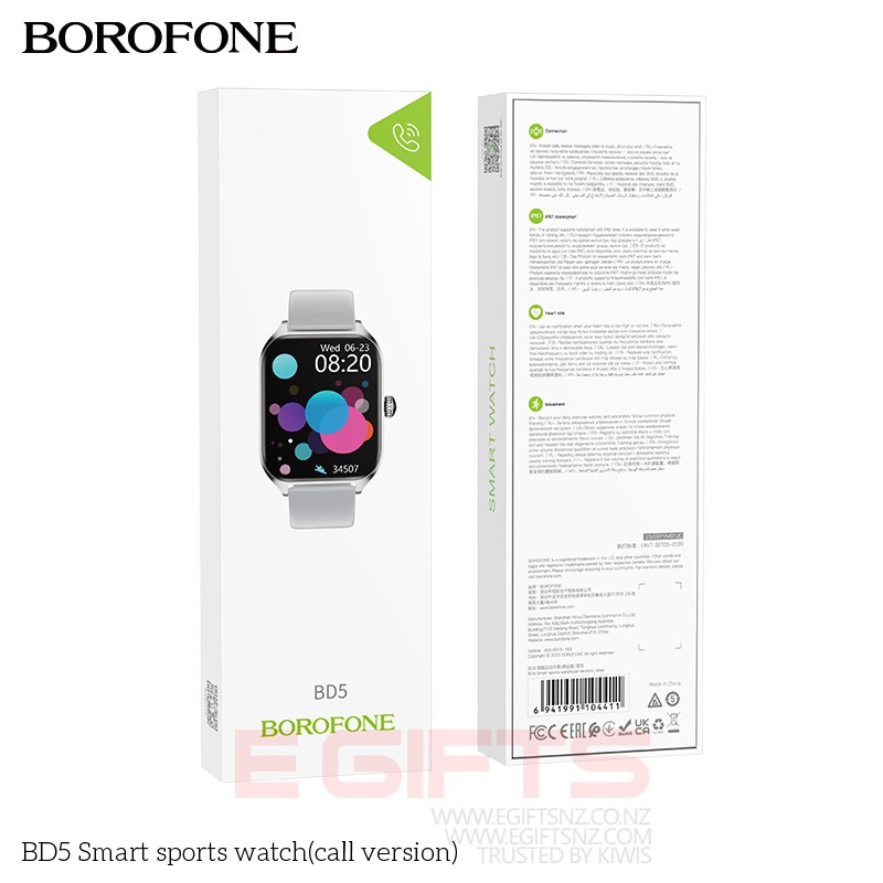 BOROFONE BD5 Smart Sports Smart Watch - Image 2