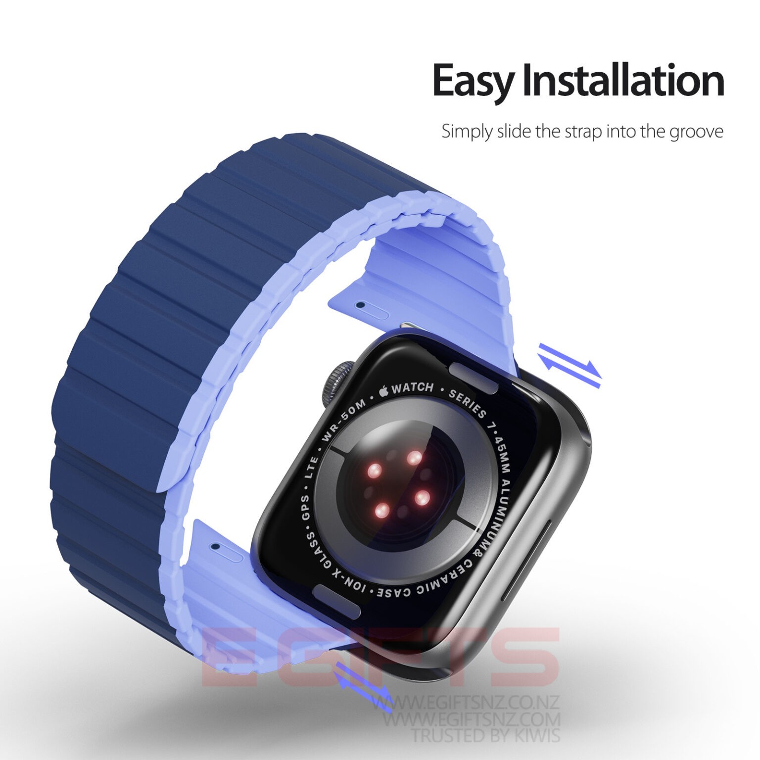 DUX LD Series 38-41mm Apple Watch MAGNETIC SILICONE STRAP - Image 9