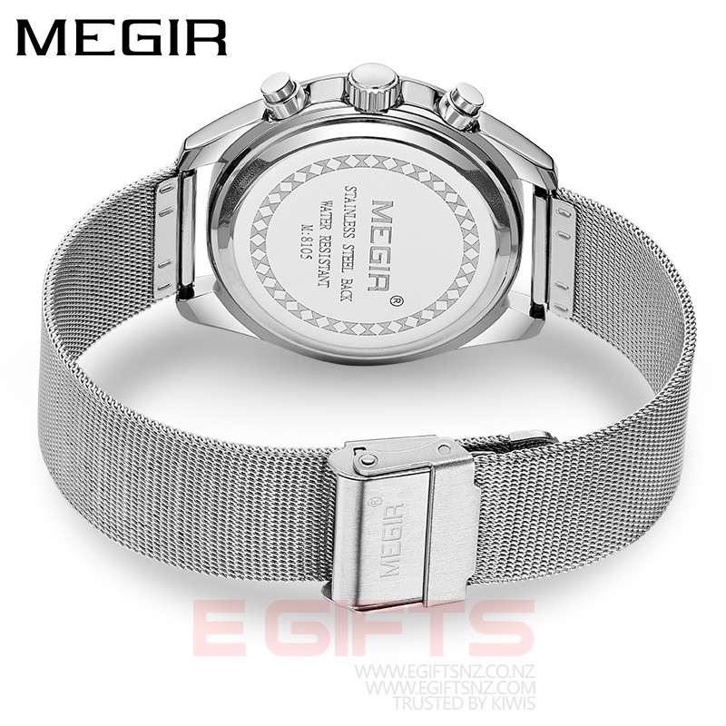MEGIR Analogue Chronograph Luminous Sport Wrist Watch 8105G - Image 4