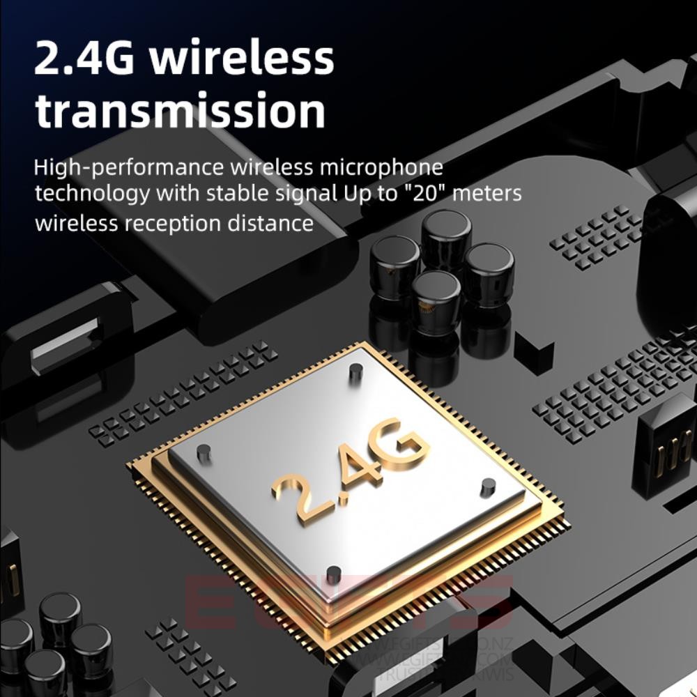 S17 Wireless 3 In 1 Lavalier Twin MIC - Image 8