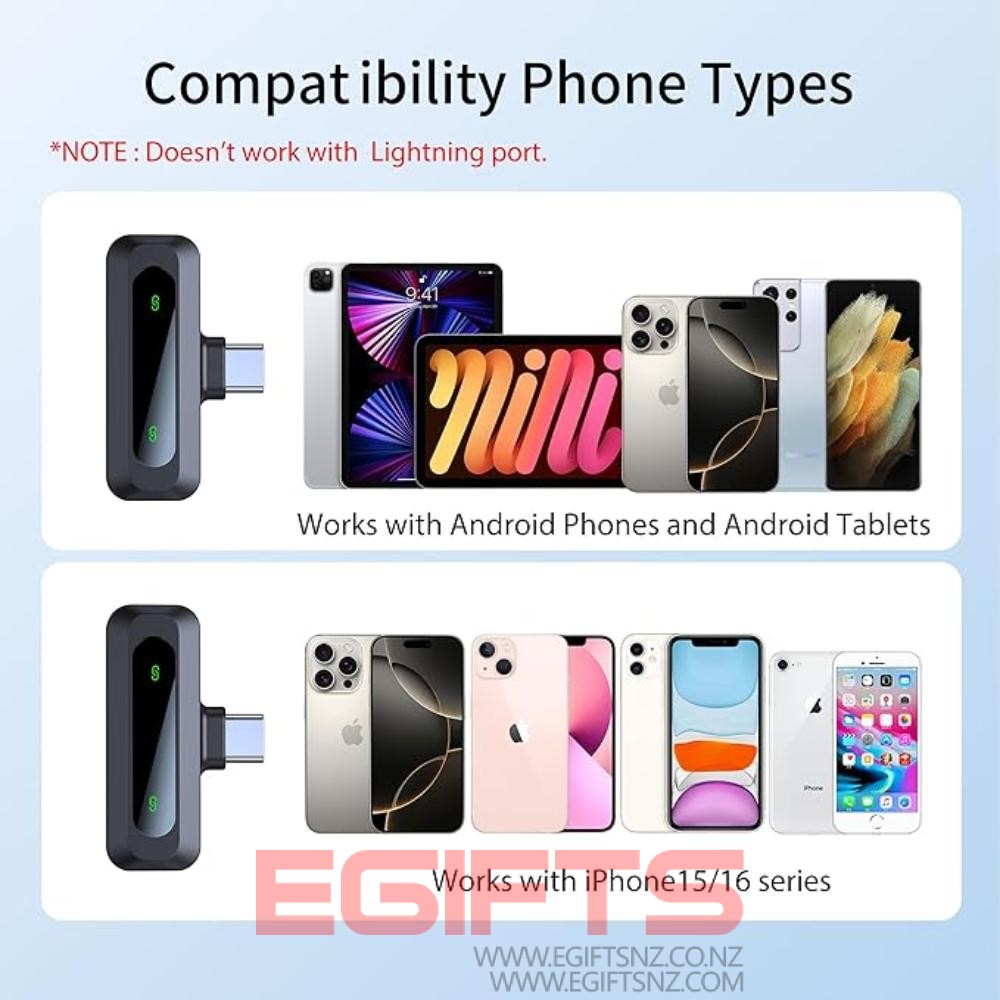 Wireless Lavalier Microphone J3 For Samsung & Apple - Image 8