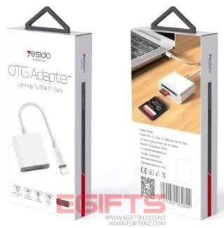 YESIDO iPhone Lightning Card Reader 2in1 SD/ TF Card GS11 - Image 5