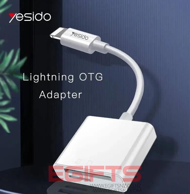 YESIDO iPhone Lightning Card Reader 2in1 SD/ TF Card GS11 - Image 4