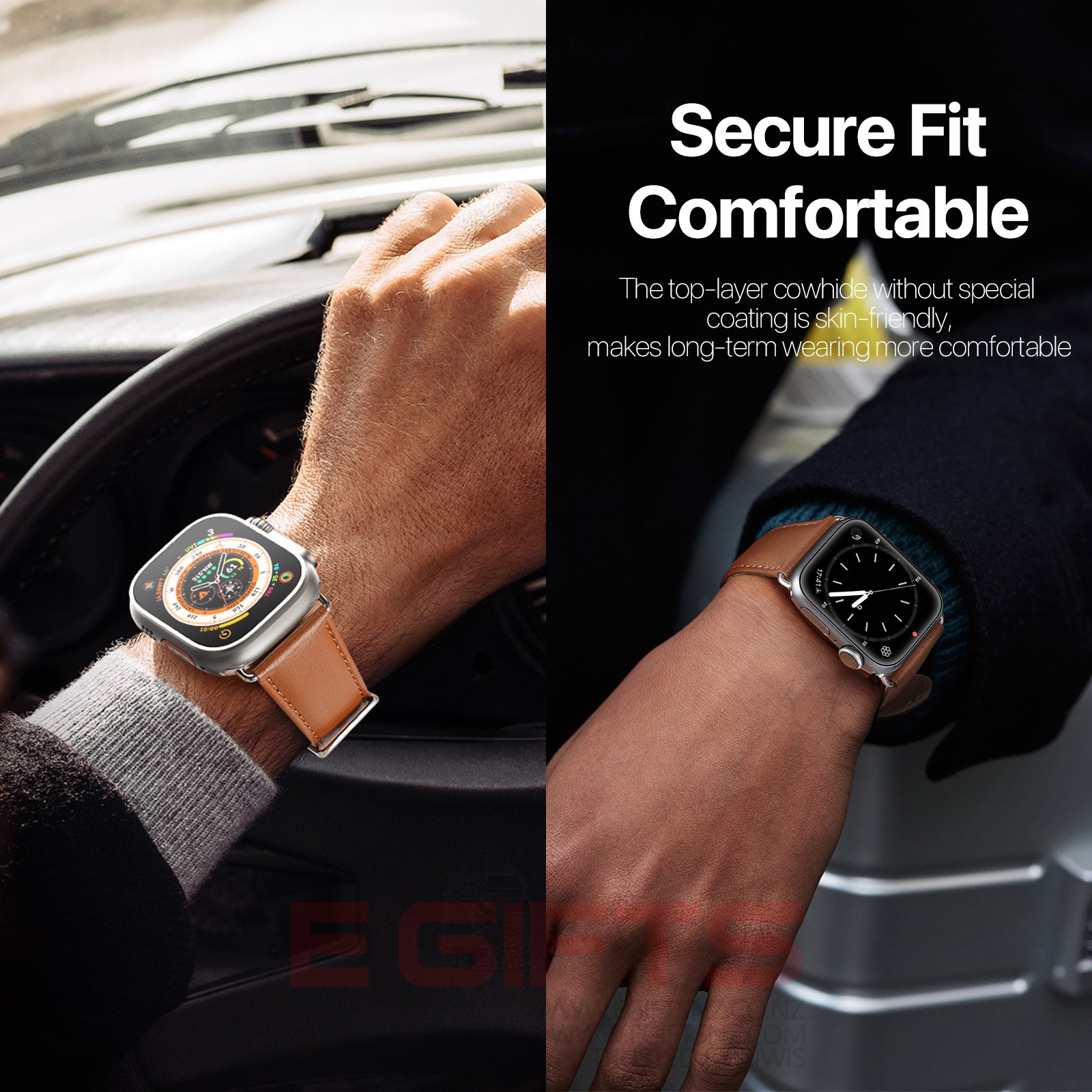 DUX DUCIS IWATCH 42-49MM Geniune Leather YS Band - Image 2