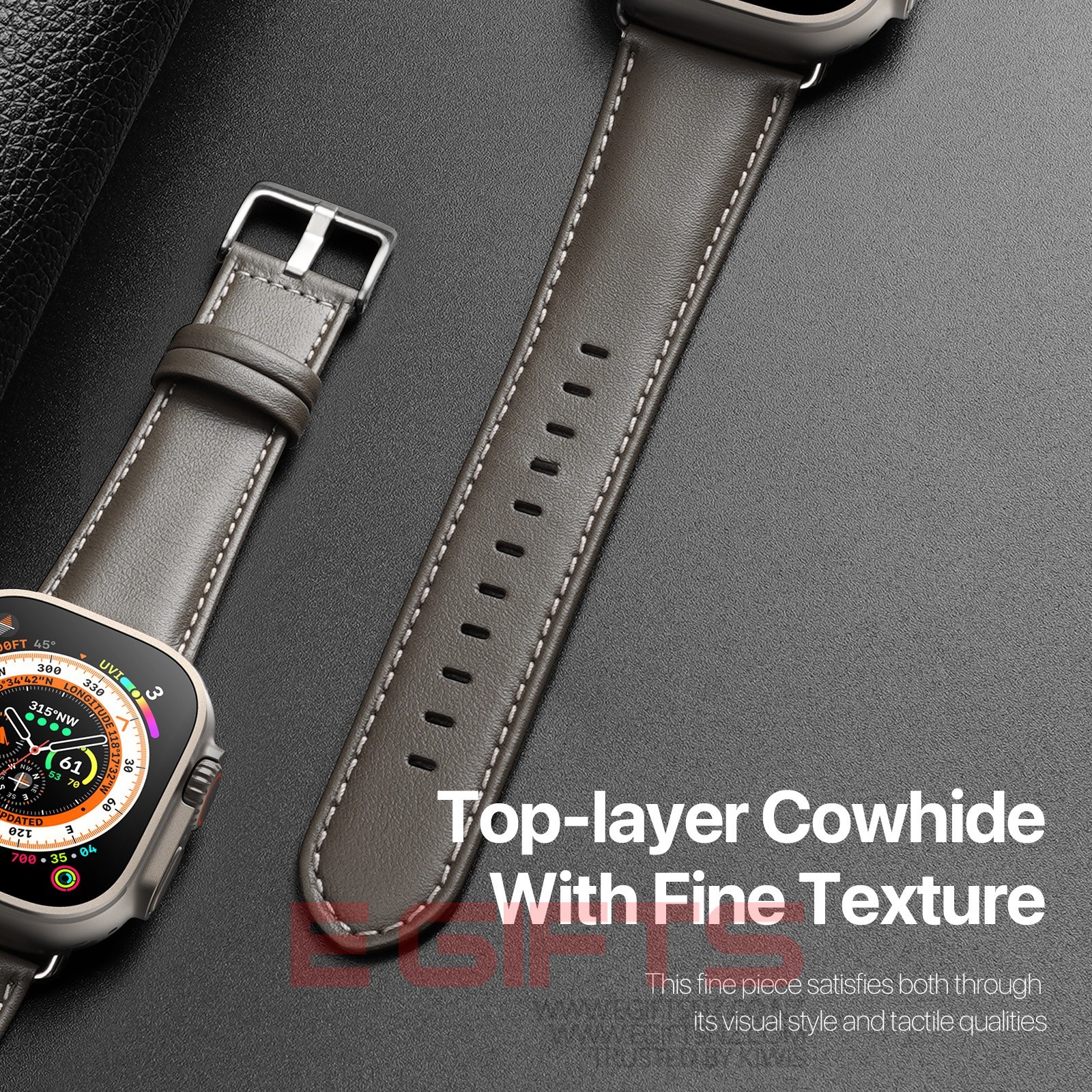 DUX DUCIS IWATCH 42-49MM Geniune Leather YS Band - Image 3