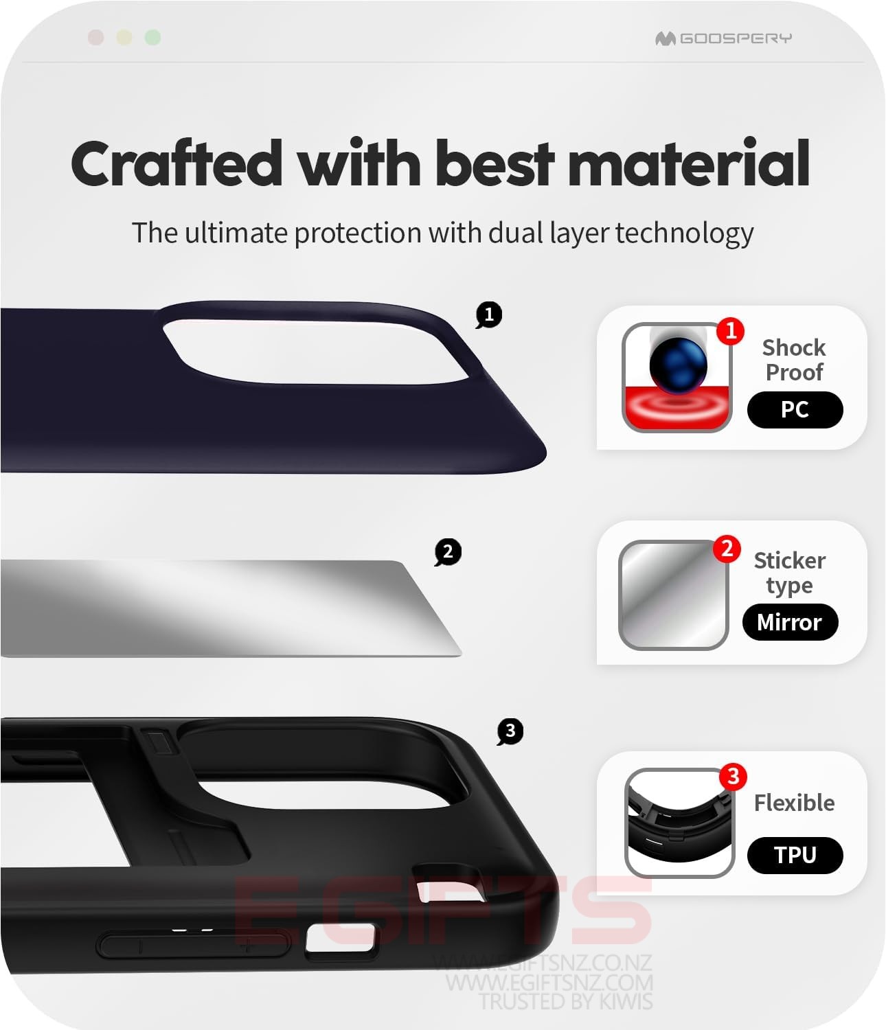 iPhone 16 Pro Max Goospery Magnetic Door Bumper Case - Image 10