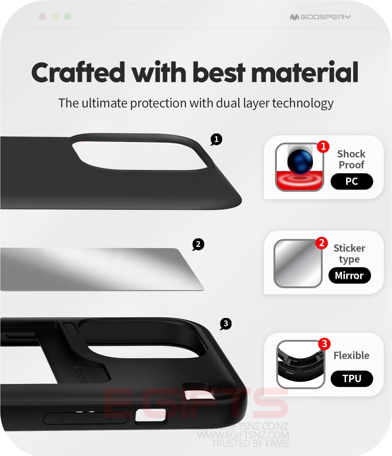 iPhone 16 Pro Max Goospery Magnetic Door Bumper Case - Image 6