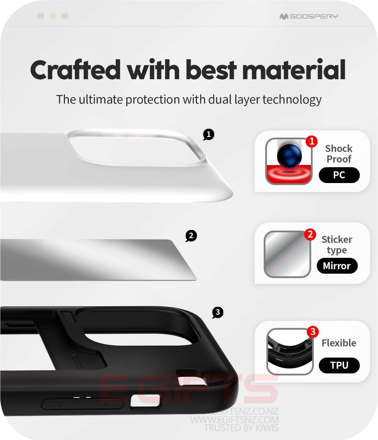 iPhone 16 Pro Max Goospery Magnetic Door Bumper Case - Image 5