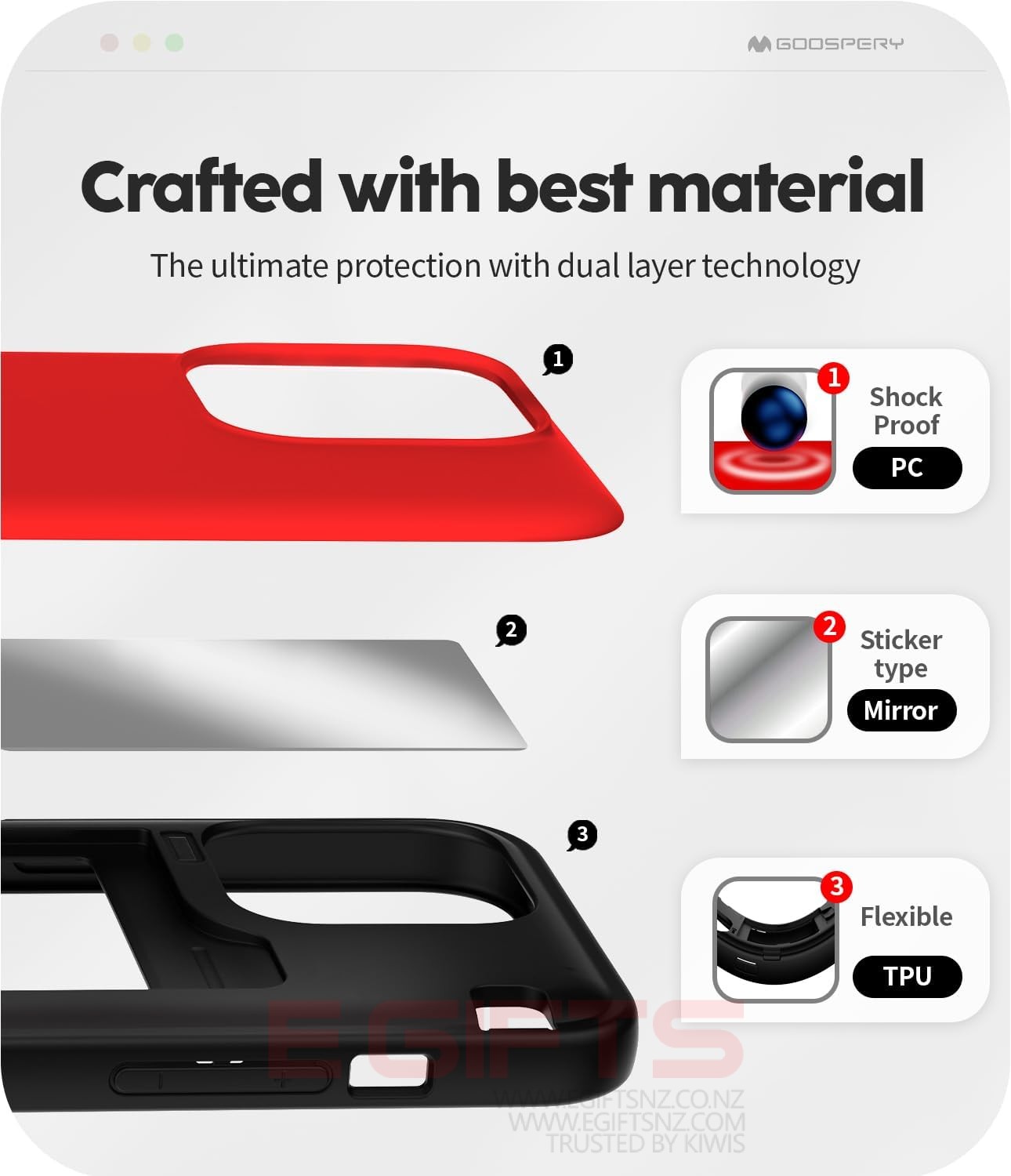 iPhone 16 Pro Max Goospery Magnetic Door Bumper Case - Image 4