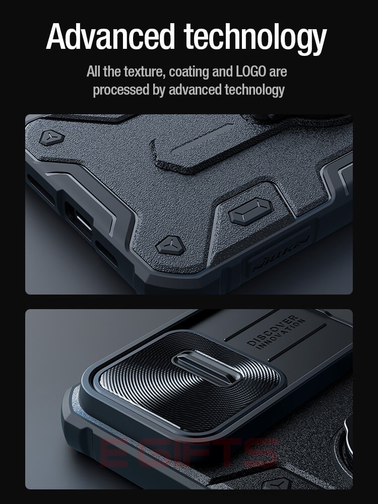 Nillkin iphone 15 pro max camera shield armor case - Image 5