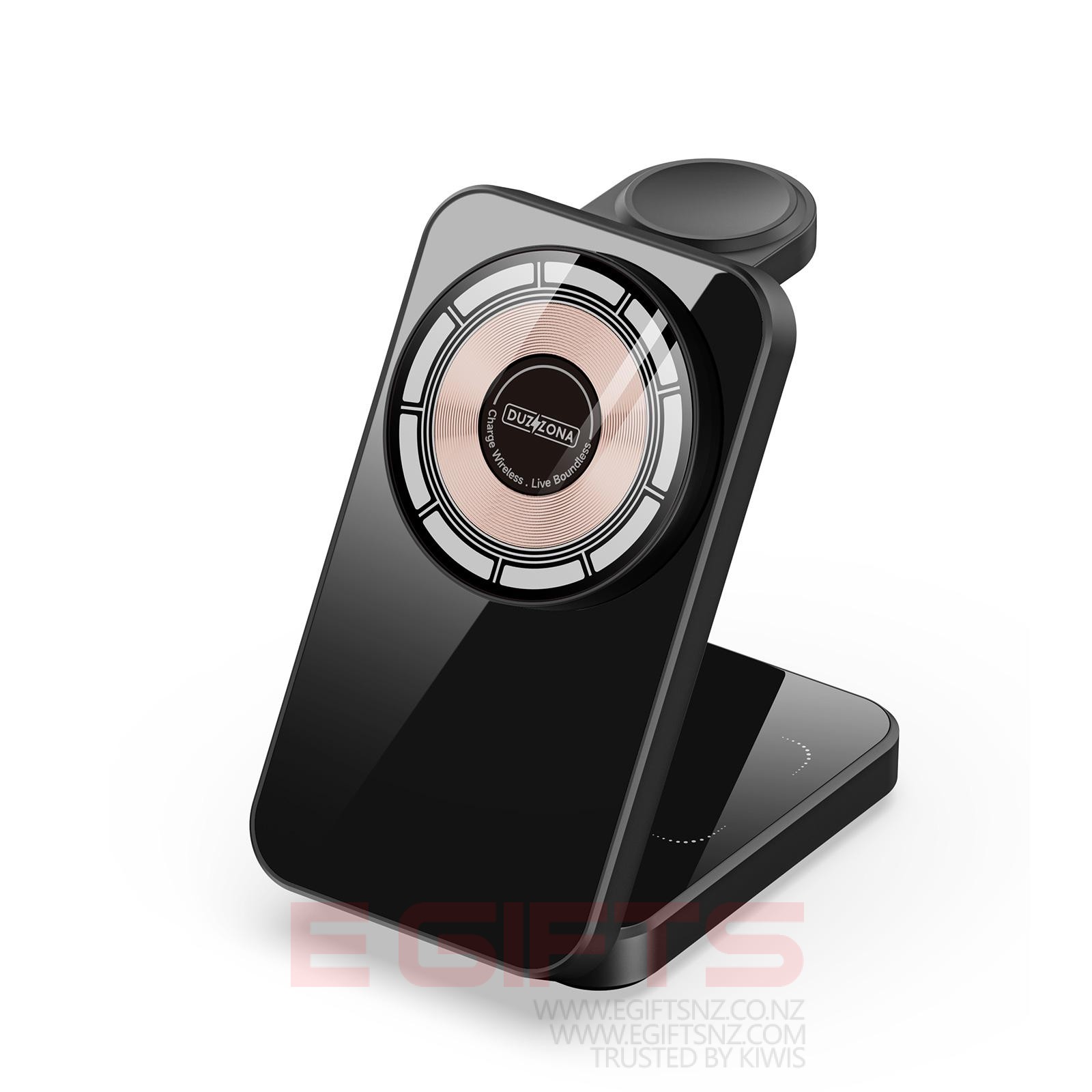 DUZZONA Foldable 3-in-1 Magnetic Wireless Charger Stand - Image 2