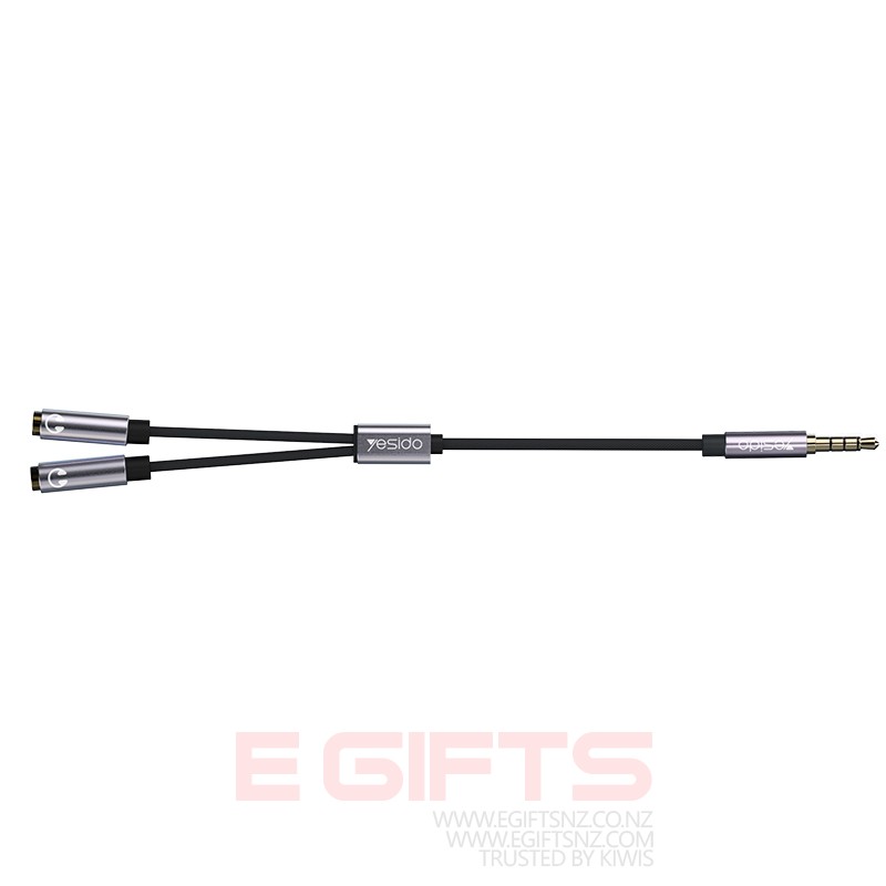YESIDO Audio Splitter Mic and Stereo Output 3.5mm YAU-28 - Image 6