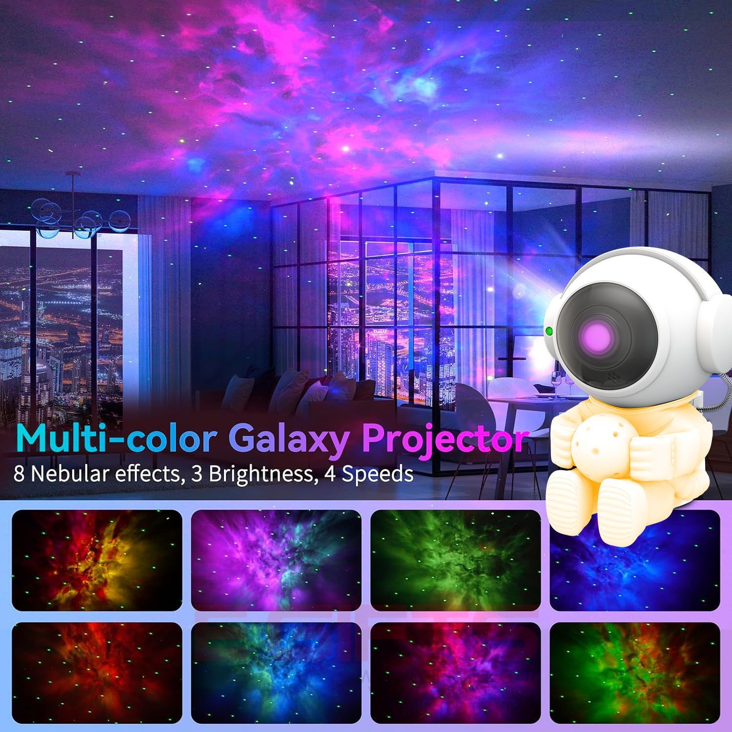 Astronaut Galaxy Projector Light - Image 3