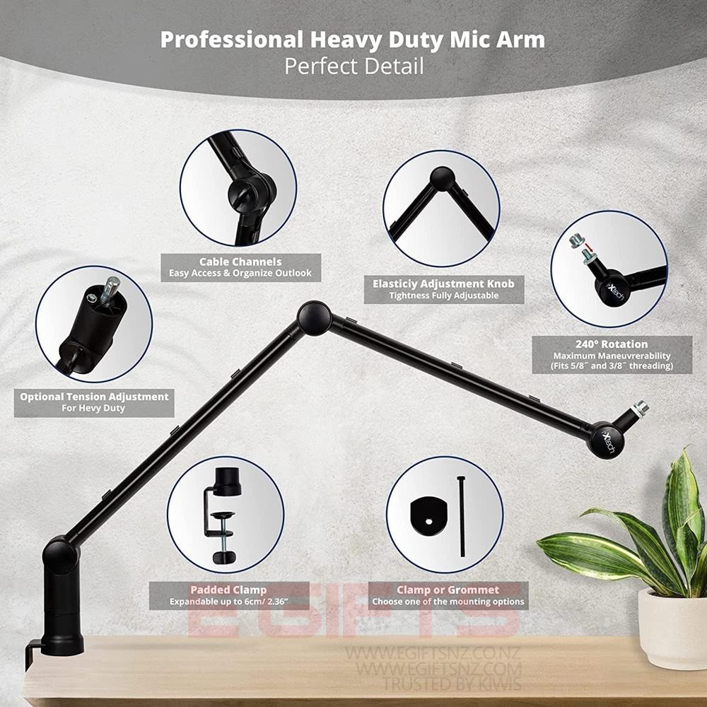Adjustable 360° Rotatable Microphone Sturdy Stand - Image 9