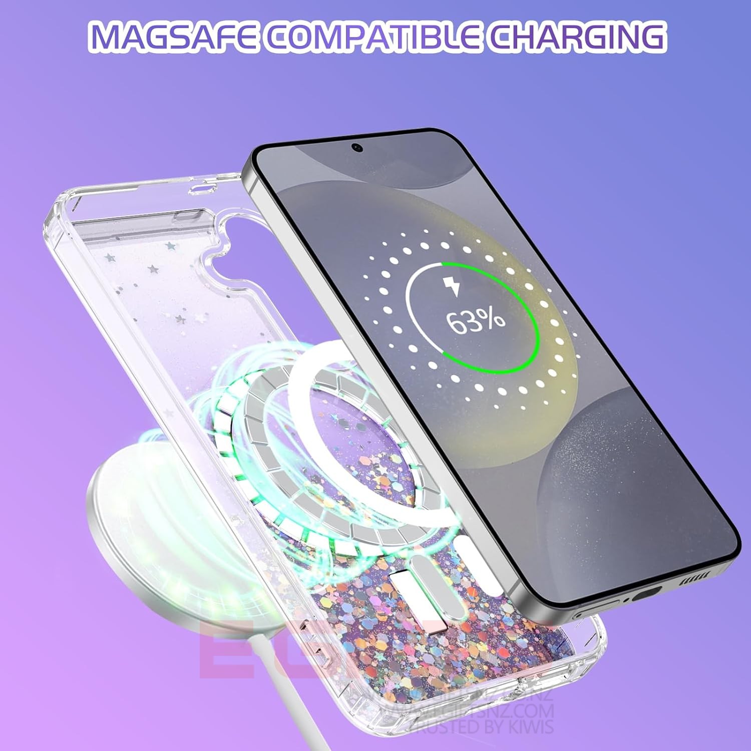 Samsung S24 Plus Magsafe Bling Case - Image 8