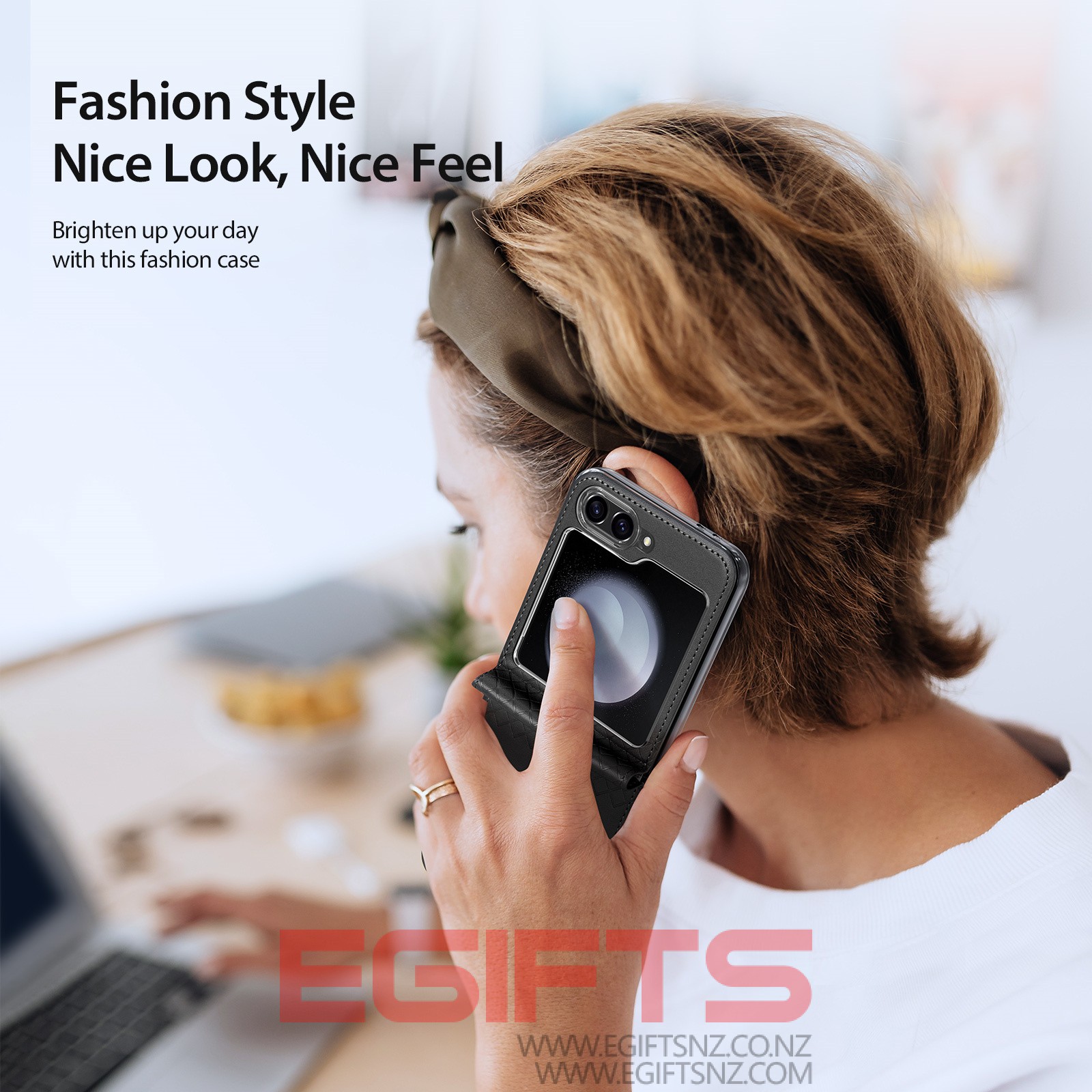 DUX Z Flip 6 Flip 7 FE PU Leather Protective Cover - Image 5