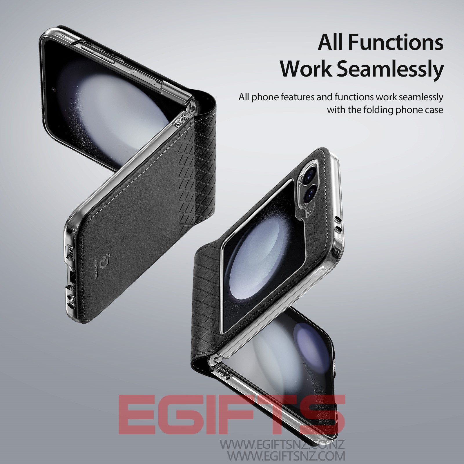 DUX Z Flip 6 Flip 7 FE PU Leather Protective Cover - Image 4