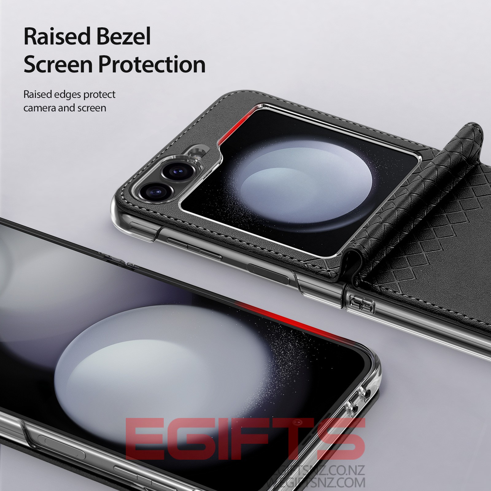 DUX Z Flip 6 Flip 7 FE PU Leather Protective Cover - Image 3