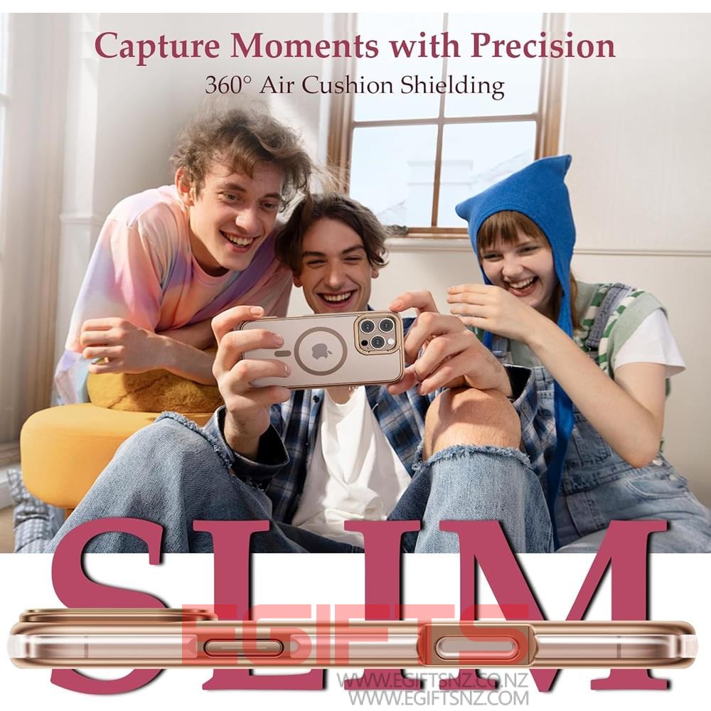 iPhone 16 Pro Max Desert Titanium Clear Tough Cover - Image 7