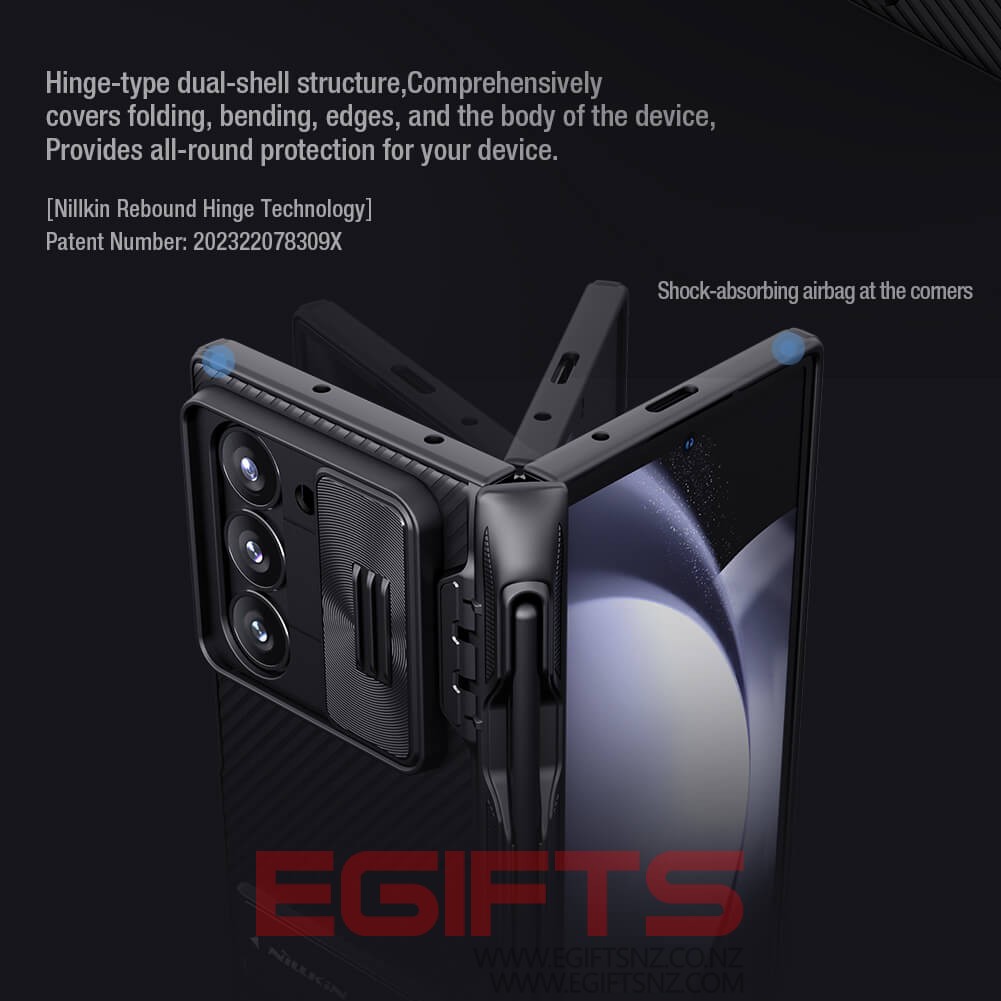 Nillkin Galaxy Z Fold 6 S Pen Holder CamShield Pro Full set Case - Image 11