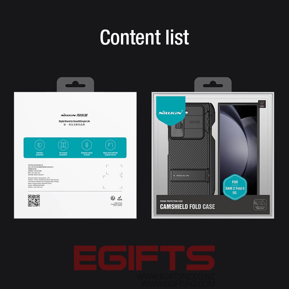 Nillkin Galaxy Z Fold 6 S Pen Holder CamShield Pro Full set Case - Image 3