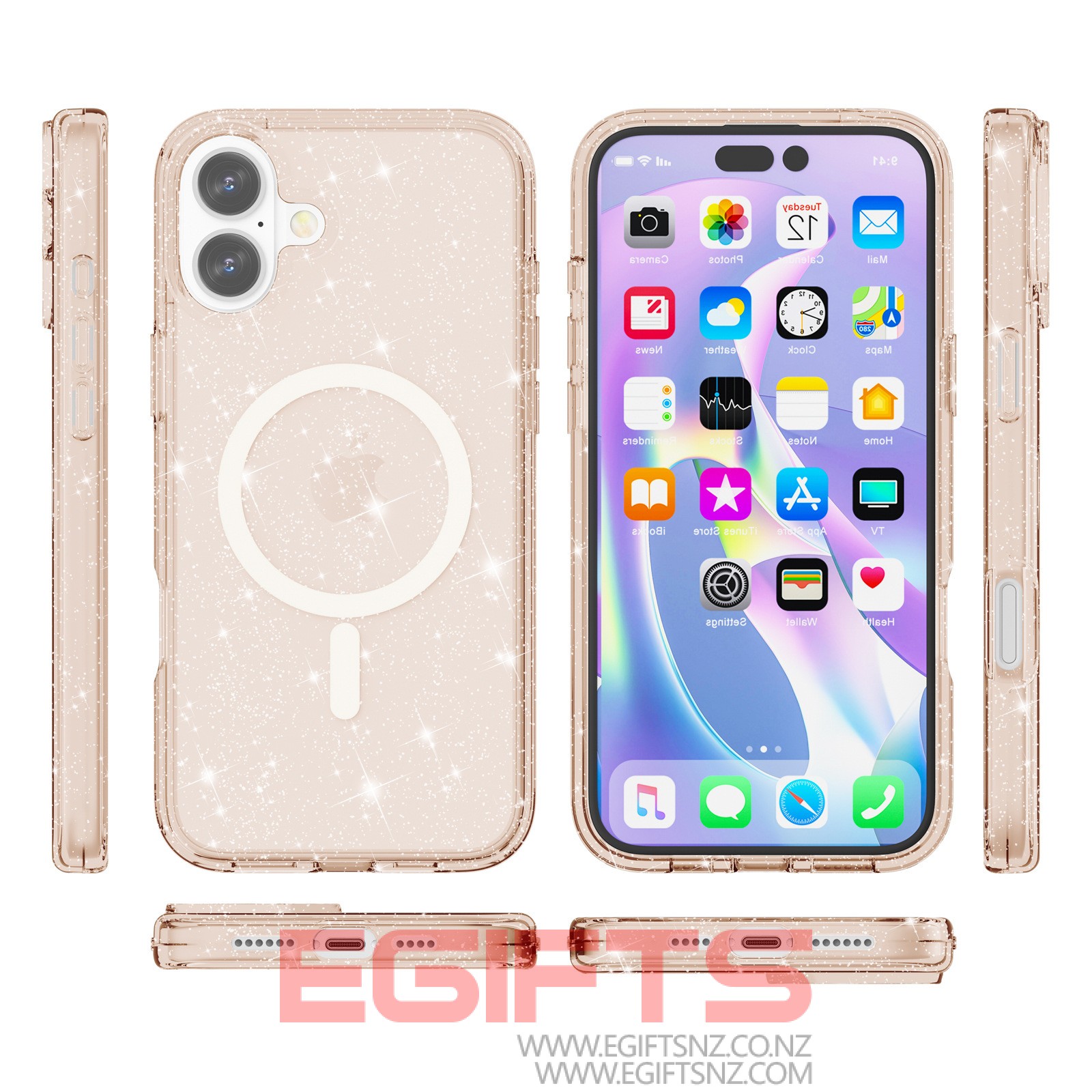 iPhone 16 Magsafe Tough Bling Cover - Image 8